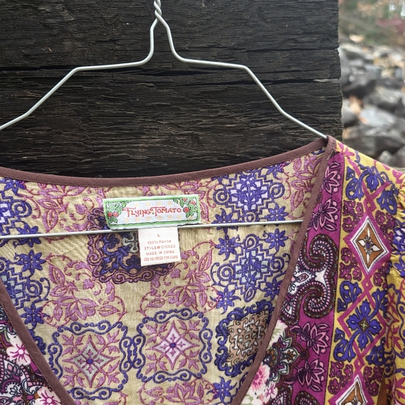 Flying Tomato Boho Print Midi Dress - Picture 2 of 4